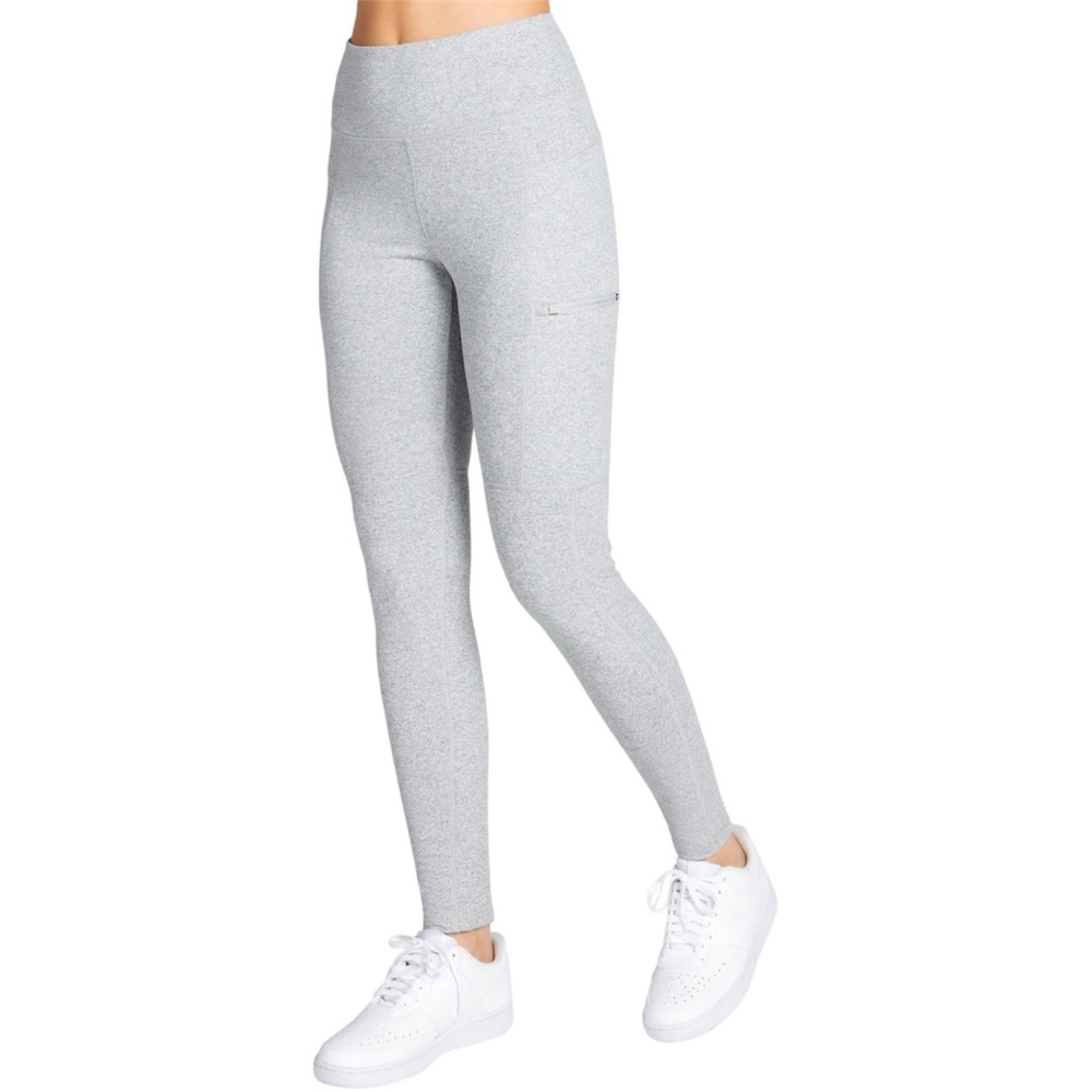 Kyodan Heathike Outdoor Leggings in Grey Mix Size Small High Rise Performance